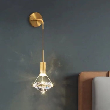 Бра настенный ABC LED, латунь
