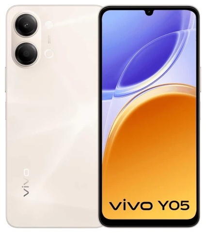 Смартфон Vivo Y05 4 ГБ/64 ГБ золотистый