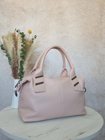 Сумка хобо FEELBAGS натуральная кожа бежевый