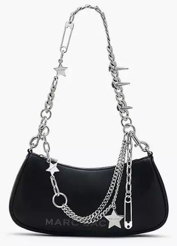 Мини-сумка MARC JACOBS натуральная кожа черный