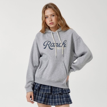 Худи Who.A.U серый