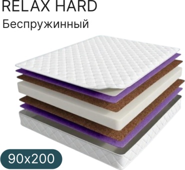 Матрас Rahat Sleep RELAX HARD, 90x200x19 см