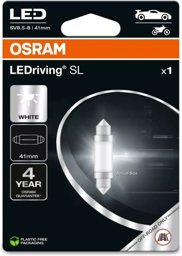 Osram 6413DWP-1BL светодиодная C5W, 1 шт