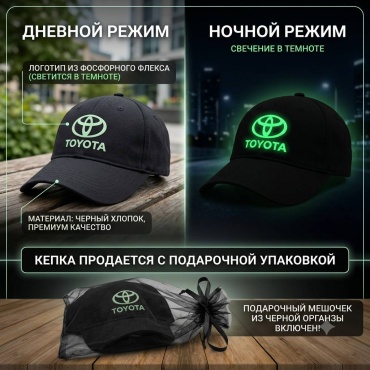 Бейсболка Кепка автолюбителя Toyota