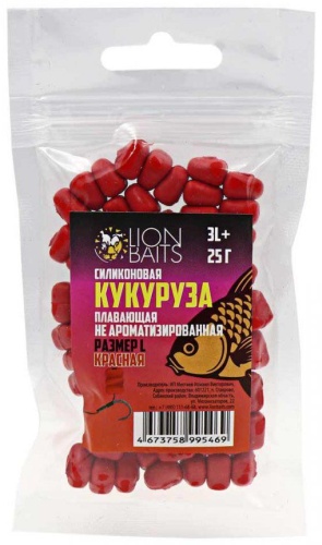 Мягкая приманка Lion Baits 4673758995469 75 шт Красная