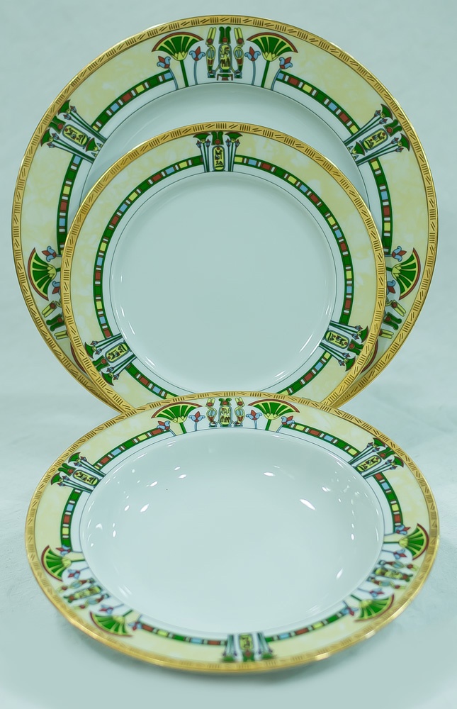 Набор тарелок Epiag Lofida Porcelain saphyr 19 см, 21 см, 25 см, 18 шт, фарфор