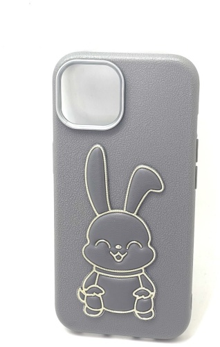 Чехол Fashion Case для Apple iPhone 15 серый