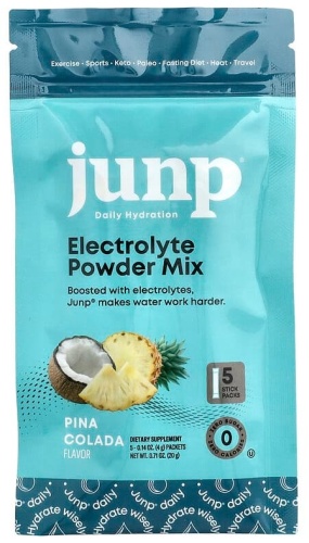 Посттренировочный комплекс Junp Hydration электролитная порошковая смесь, «Пина колада», 5 пакетиков по 4 г Пина колада