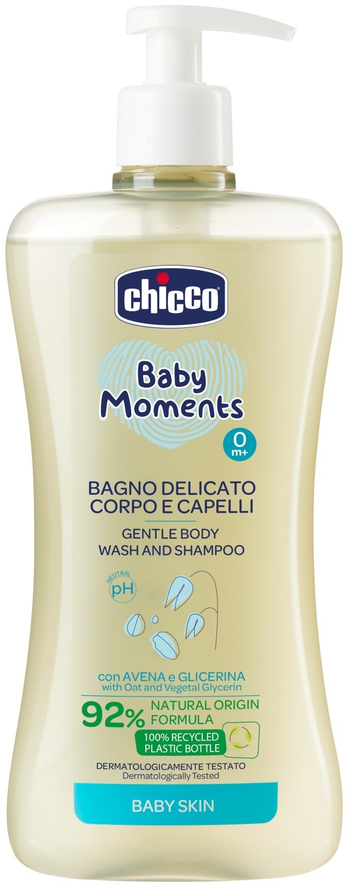 Chicco с экстрактом овса пена для ванны 500 мл