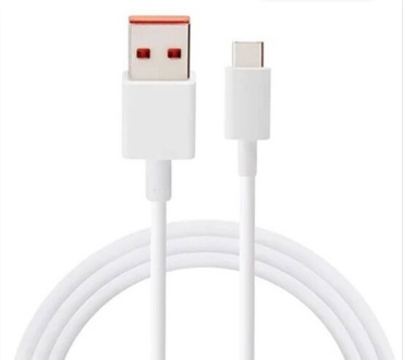 Кабель USB TypeC (M), 1 м, белый