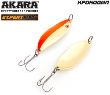 Блесна Akara Крокодил L-KR70-15-15/GO 1 шт 70 мм 15/GO