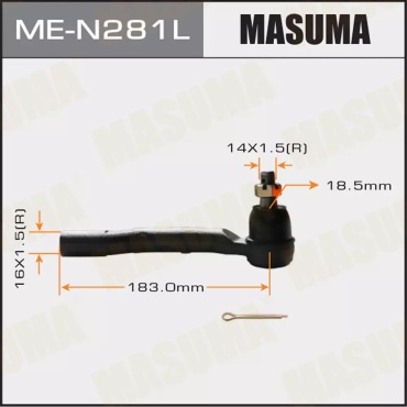 MASUMA рулевой наконечник MEN281L