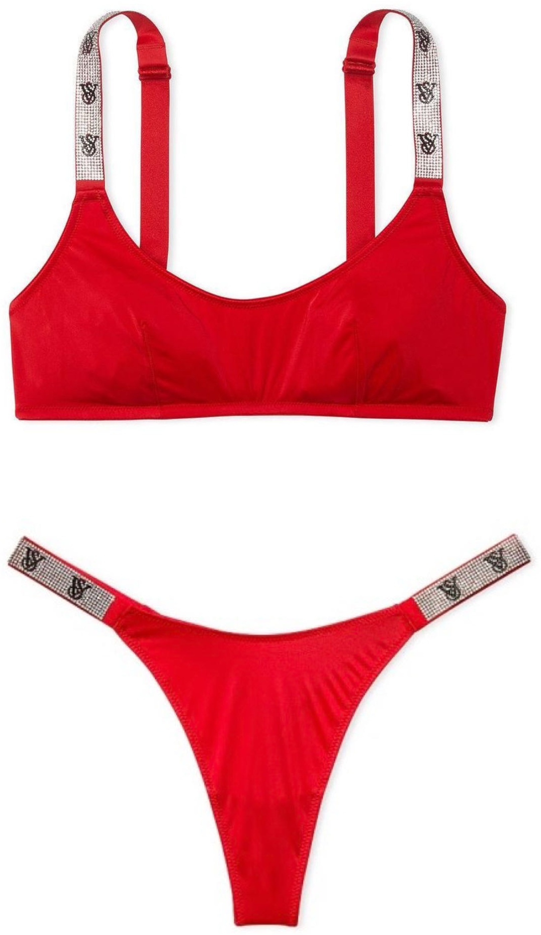 Комплект нижнего белья Victoria’s Secret красный