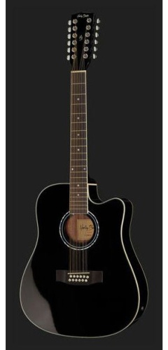 Гитара акустическая Harley Benton D-200CE 12 BK черный