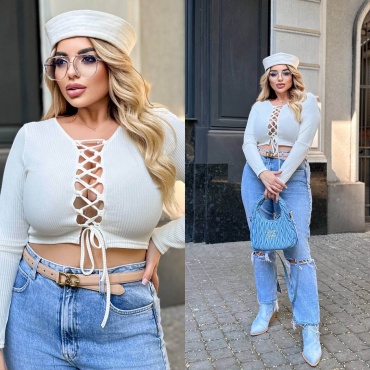 Кроп-топ WoW Fashion белый