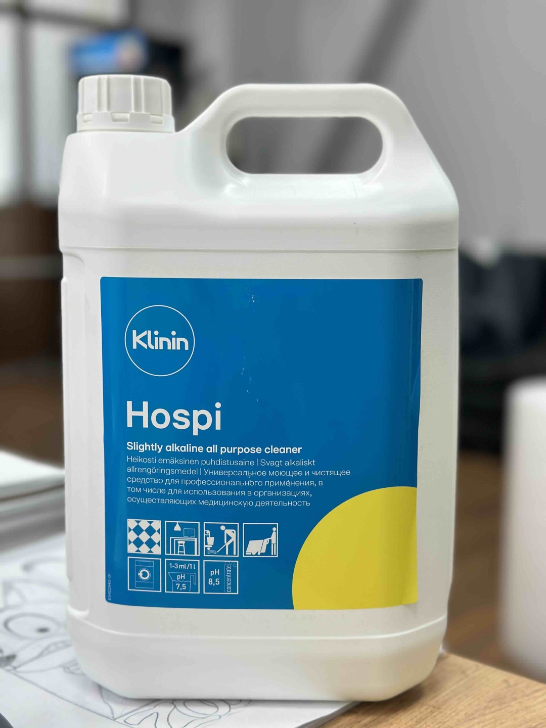 Klinin HOSPI для пола и стен, для стирки, универсальный