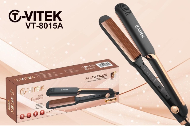 T-VITEK VT-8015A щипцы гофрированные