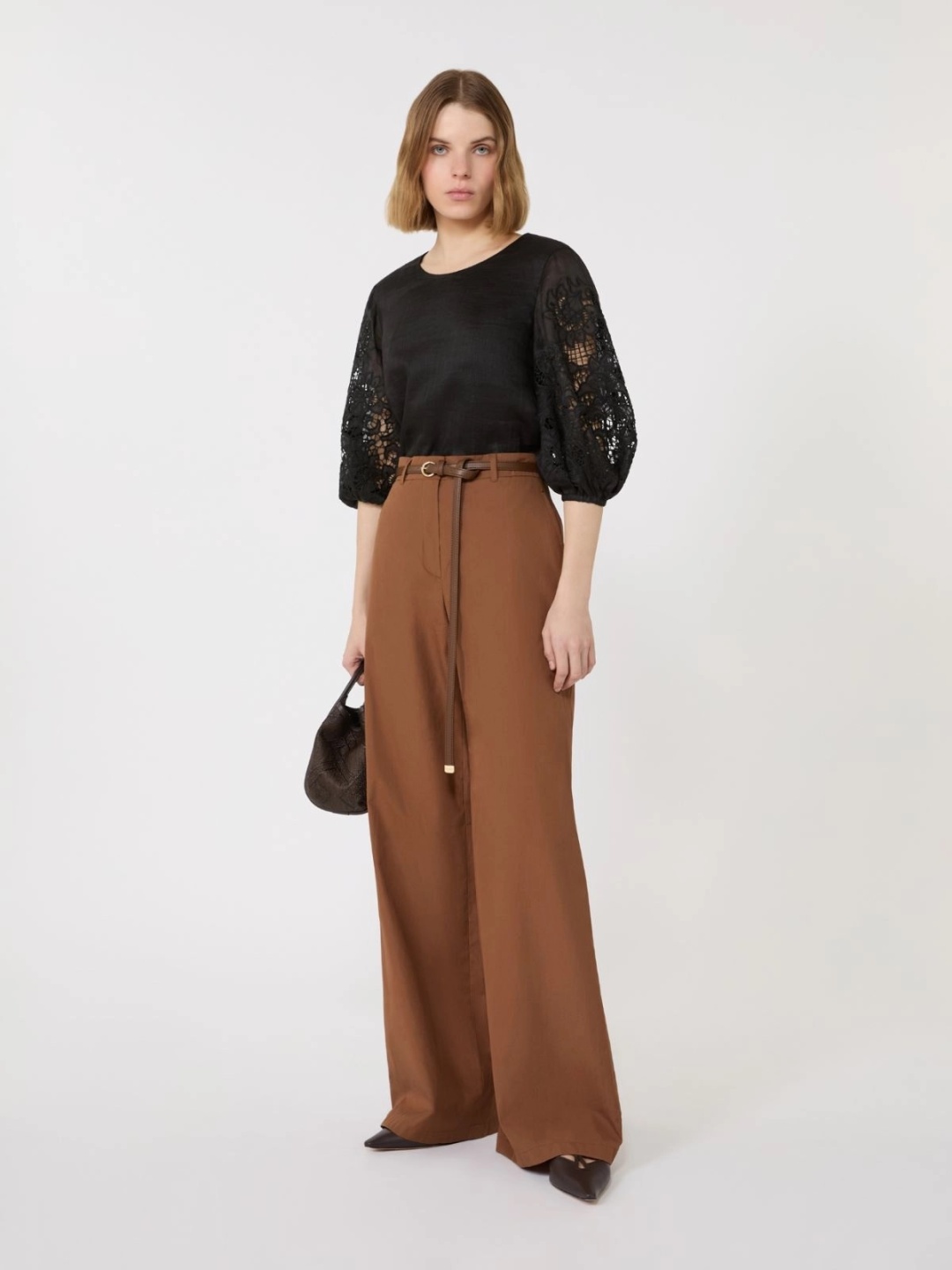 Повседневные брюки Max Mara коричневый