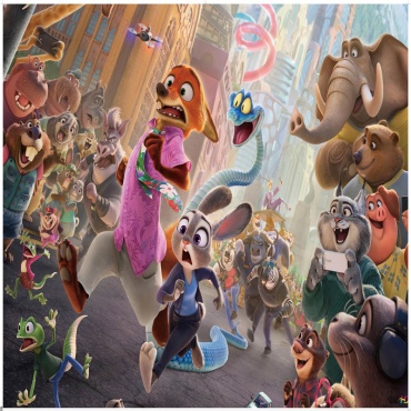 Jigsaw Puzzle Зверополис классический 1000 деталей