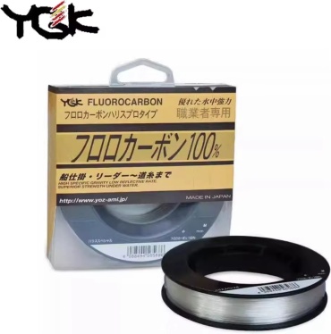 Леска YGK флюоркарбоновая FLUOROCARBON 100% #3 0.285мм 0.285 мм прозрачный