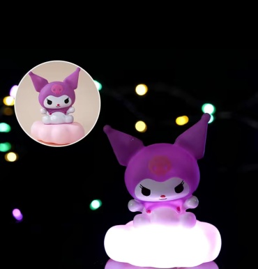 Ночник детский настольный Kuromi, теплый белый