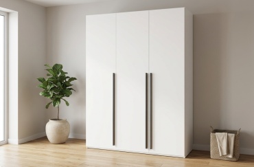 Распашной шкаф Garand Mebel 752714, 120x240х50 см, белый
