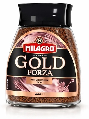 Кофе растворимый Milagro Gold Forza сублимированный 95 г