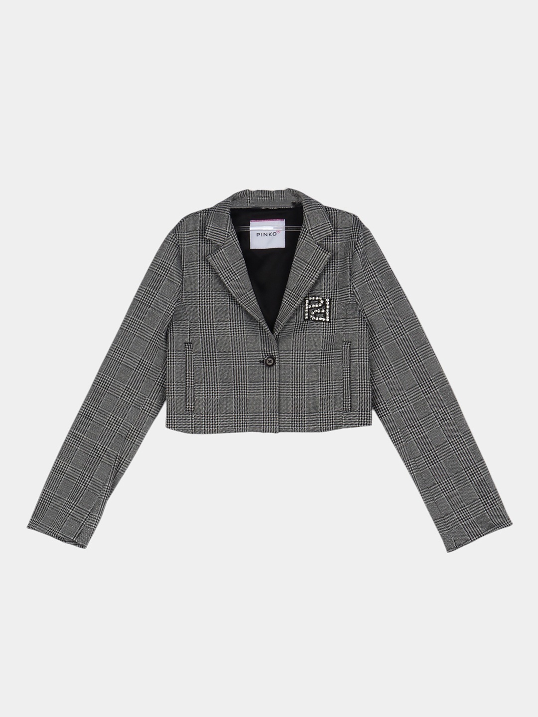 Демисезонная куртка PINKO UP черный, белый