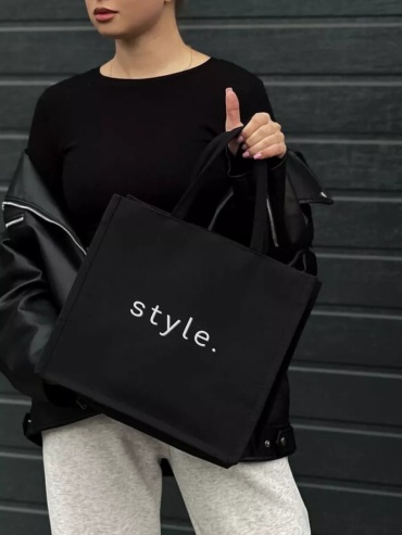 Сумка шоппер Bolso de Senora экокожа черный