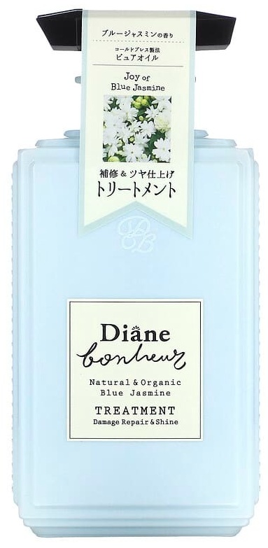 Moist Diane средство для восстановления и блеска повреждений, с голубым жасмином, 500 мл кондиционер 450 мл