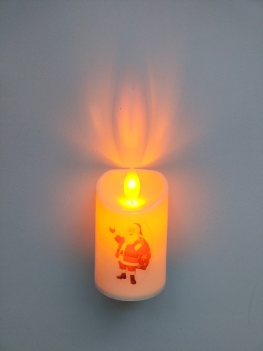 Merry Christmas Декоративная свеча 8 см