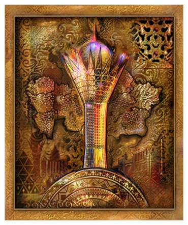 Торрина картина Байтерек 70x84 см