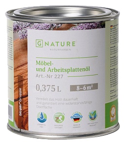 GNature масло 227 Möbel und Arbeitsplattenöl 0.375 л, тон бесцветный