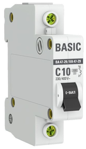 EKF автоматический выключатель 1P 10 A, 4.5 кА, 230 В