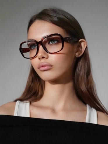 Yeux солнцезащитные очки ромб однотонные