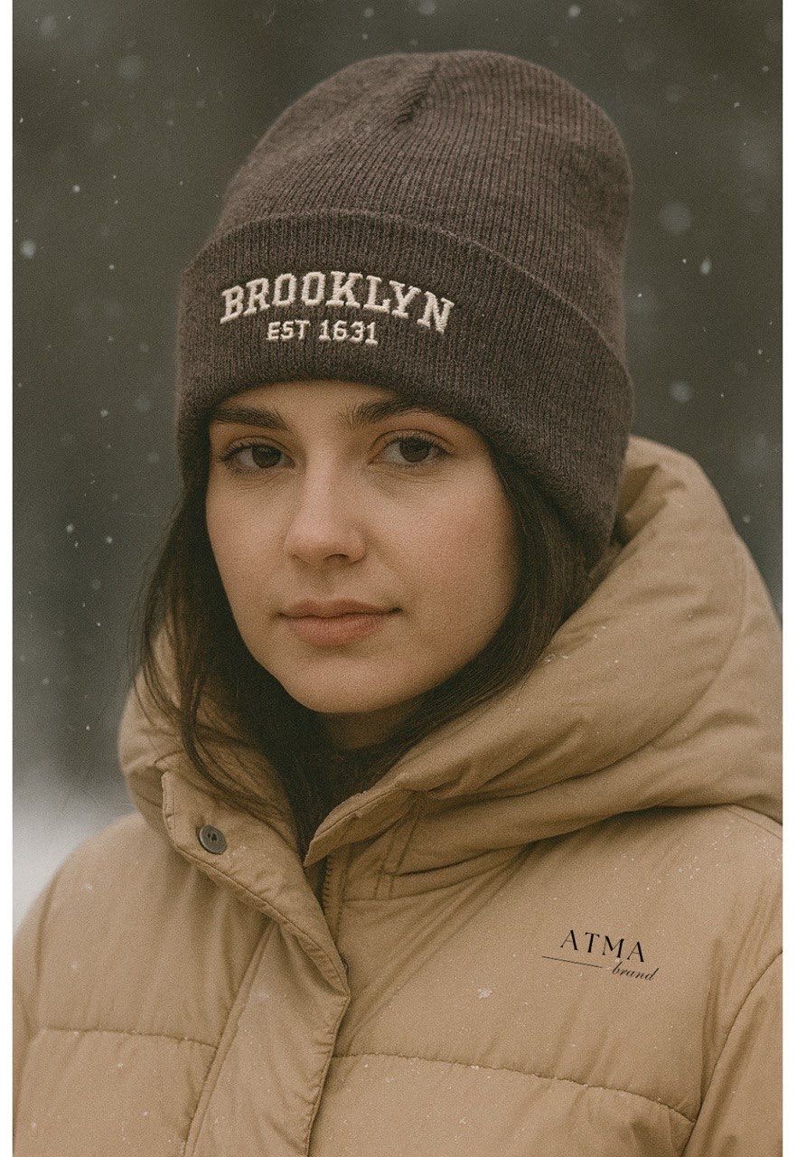 Шапка ATMA brand размер универсальный, темно-серый