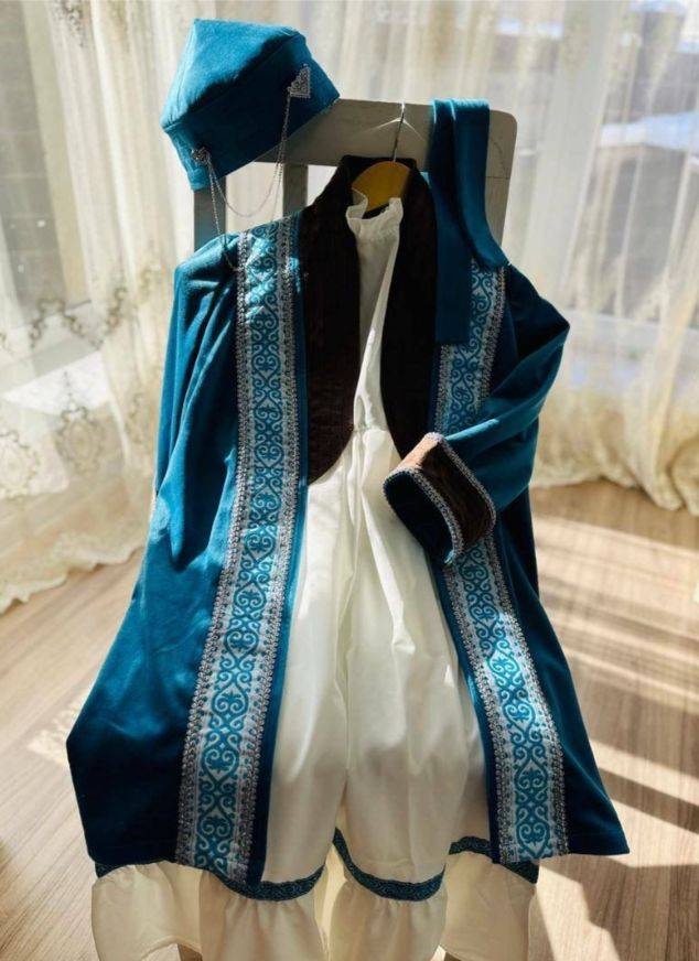 Национальный костюм 1001 бирюзовый