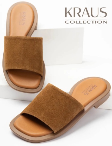 Шлепанцы Kraus Collection хаки