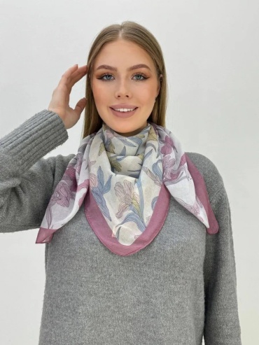 Комплект Scarf Moda размер универсальный, розовый