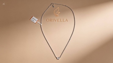 Колье Orivella Exclusive Korea 2765 длина 45 см вес 4.47 г серебро, фианит