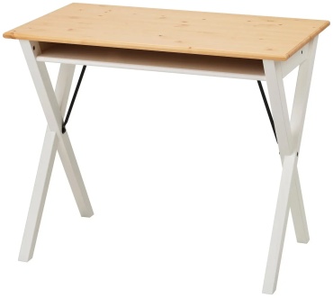 Стол компьютерный IKEA БОЛЛПОЙКЕ (BOLLPOJKE), 90х55x75 см, бежевый