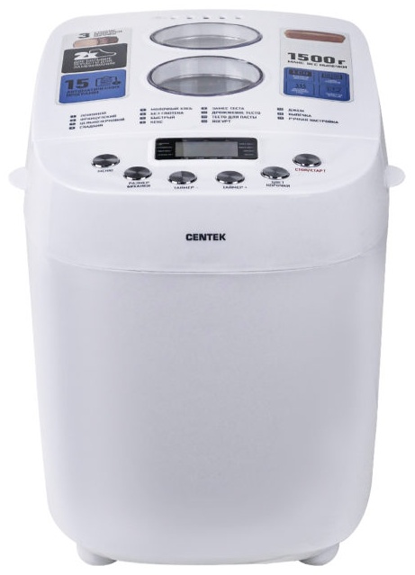 Хлебопечь CENTEK CT-1417 белый