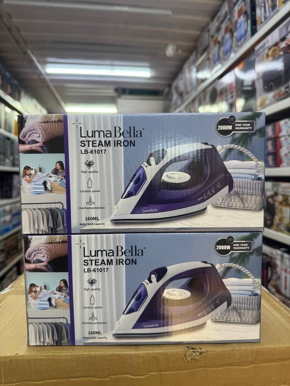 Утюг Luma Bella LB-61017 белый