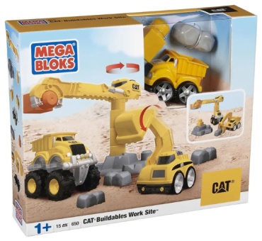 Конструктор Mega Bloks Стройплощадка 650 -1, деталей 15 шт