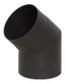 Lava  отвод , нержавеющая сталь D120/120 мм, L200 мм, толщина стенки 2 мм