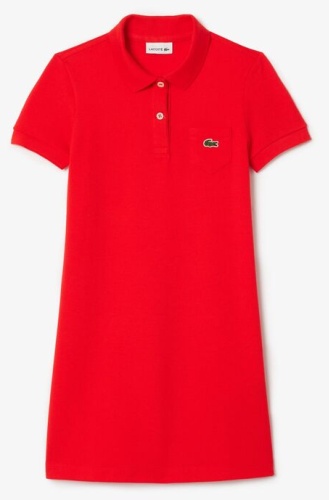 Повседневное платье LACOSTE красный