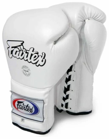 Боксерские перчатки Fairtex 14 oz белый