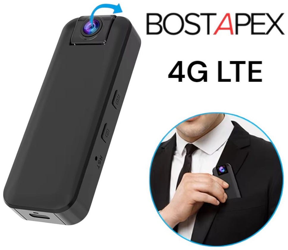 Портативный видеорегистратор BOSTAPEX 4G LTE MINI