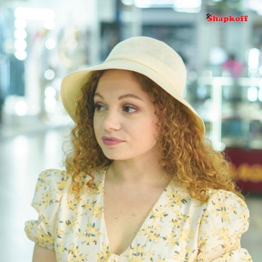 Шляпа Shapkoff размер 56, 57, 58, молочный