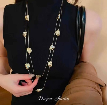 Сотуар AGRA jewelry длина 90 см бижутерный сплав кварц